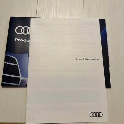 Audi Product Lineup Catalog Brochure