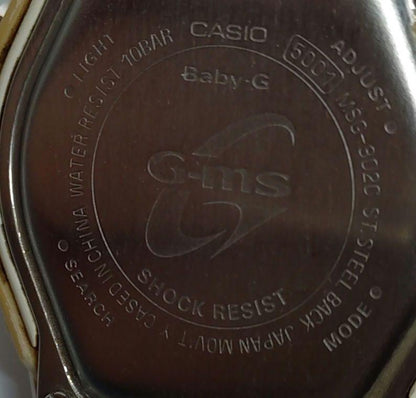 Operational Product CASIO Baby-G G-ms 5001 MSG-302C