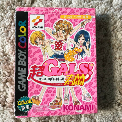Beautiful Item Game Boy Color Super Gals Kotobuki Ran Verified Working
