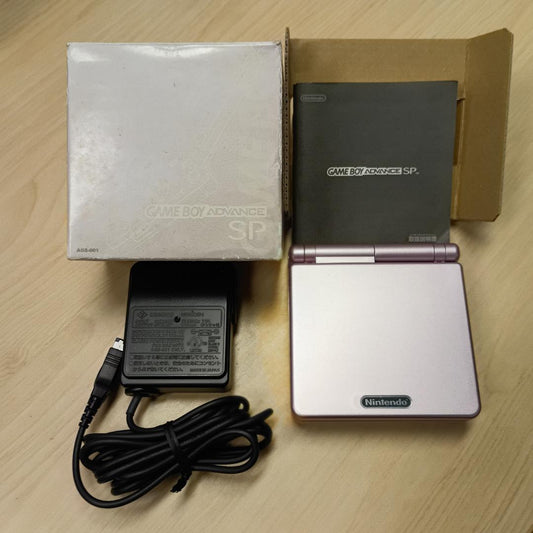 Mint Condition Game Boy Advance SP Pearl Pink (Boxed)