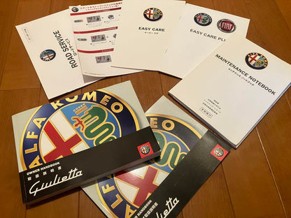 Alfa Romeo Giulietta Owner's Manual Set