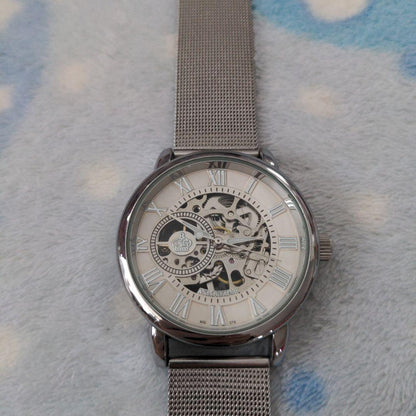 MG ORKINA Mechanical Watch Skeleton Hand-Winding No Battery Needed