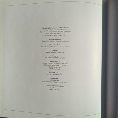 The World Rally Champions SUBARU Photo Collection