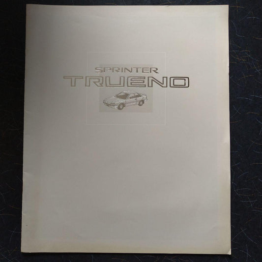 Toyota SPRINTER TRUENO 1987 Catalog