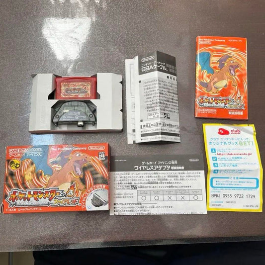 Nintendo Game Boy Advance Pocket Monsters FireRed with Box