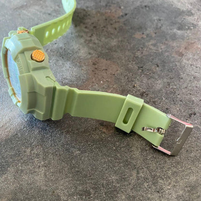 TEDONG Ladies Digital Watch with Multi-Function LED Green