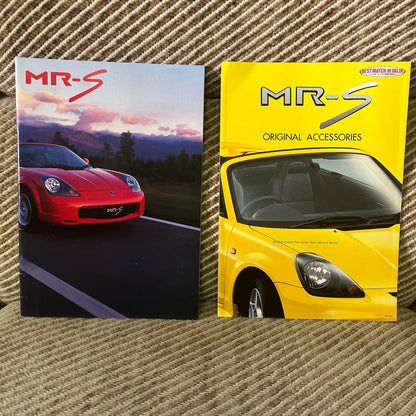 Out-of-print Toyota MR-S Catalog and Original Accessory Catalog