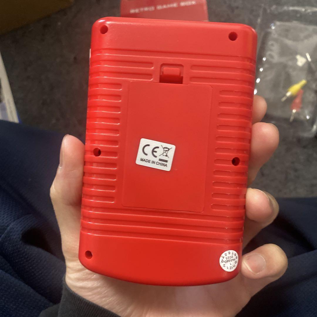 Retro Game Box Portable Game Console Red 400 Game Set