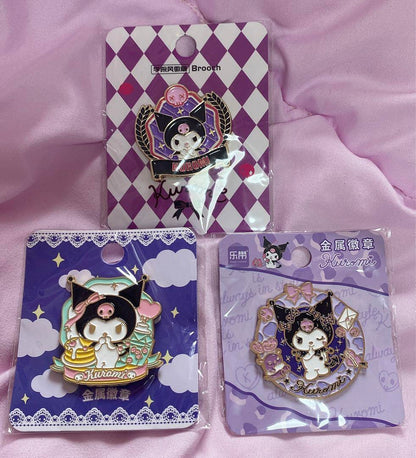 New Kuromi Watch④ with 2-3 Bonus Items, Overseas Limited Edition, Analog-Digital Dual Display