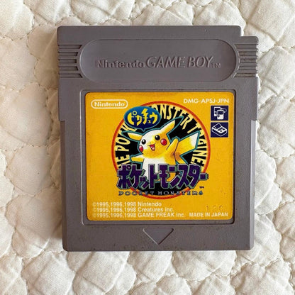 [Limited Time] Pokémon Pikachu Game Boy Yellow Box with Map