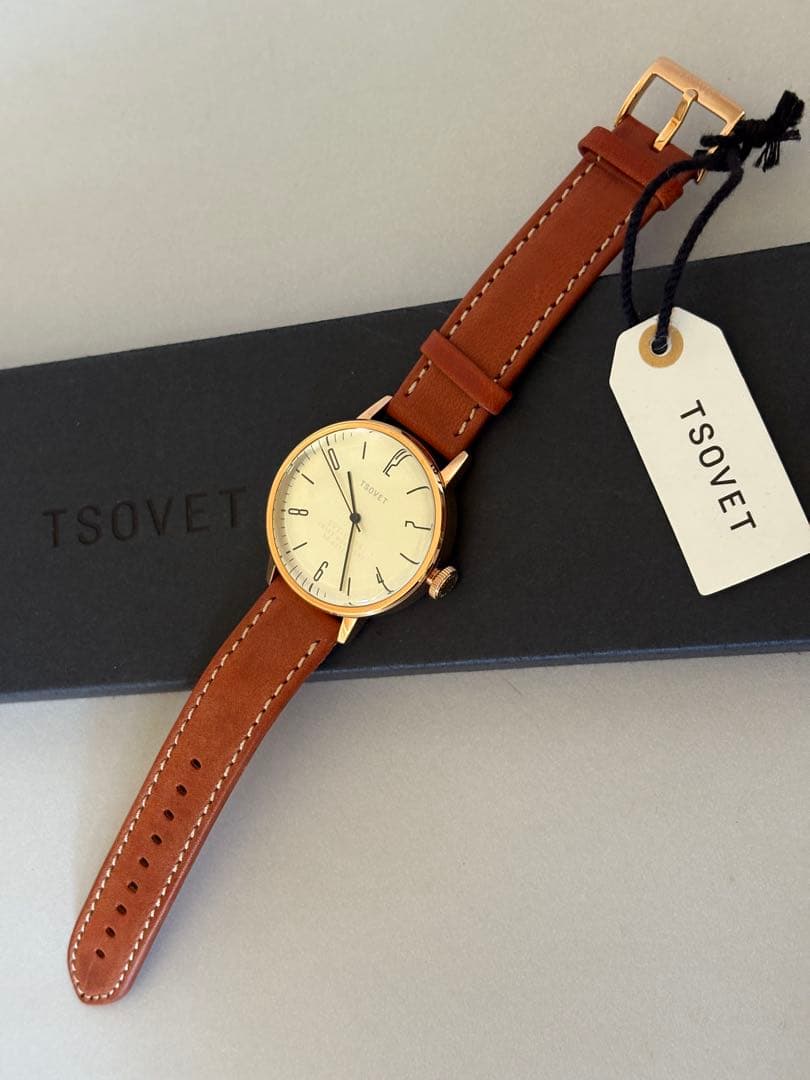 [Unused condition, like new]TSOVET Sovet CN38 Champagne Gold R7/8 month battery replaced