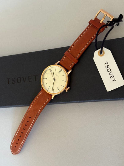 [Unused condition, like new]TSOVET Sovet CN38 Champagne Gold R7/8 month battery replaced