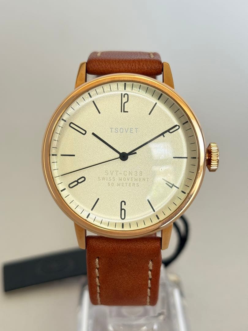 [Unused condition, like new]TSOVET Sovet CN38 Champagne Gold R7/8 month battery replaced