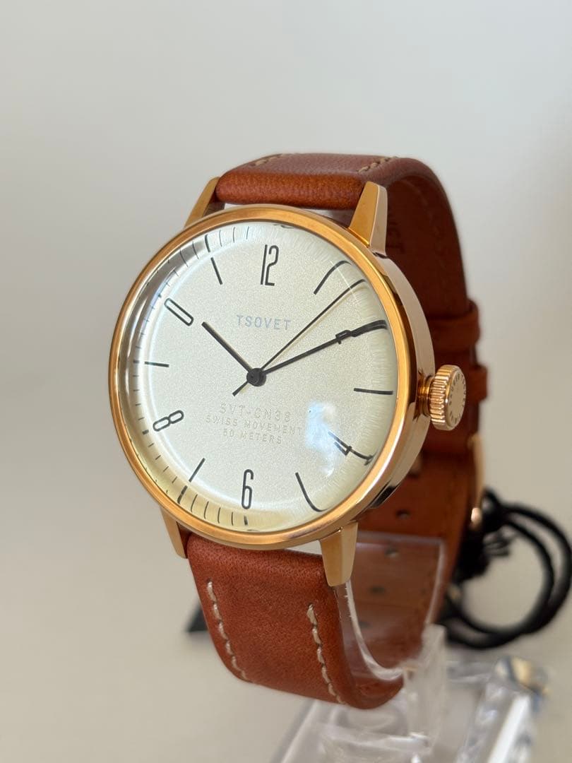 [Unused condition, like new]TSOVET Sovet CN38 Champagne Gold R7/8 month battery replaced