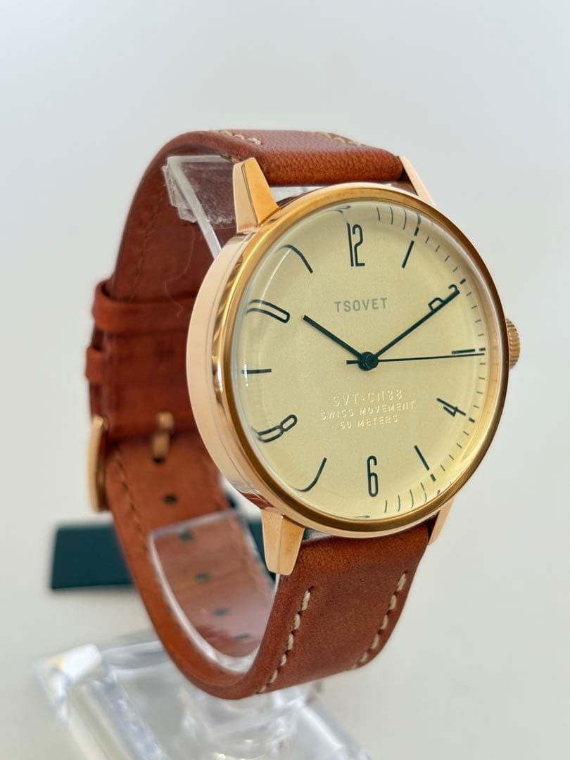 [Unused condition, like new]TSOVET Sovet CN38 Champagne Gold R7/8 month battery replaced