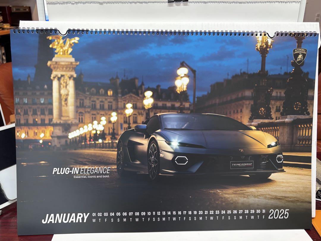 Lamborghini Plug-in Excellence 2025 Calendar