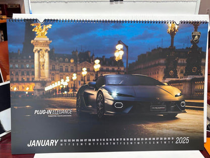Lamborghini Plug-in Excellence 2025 Calendar