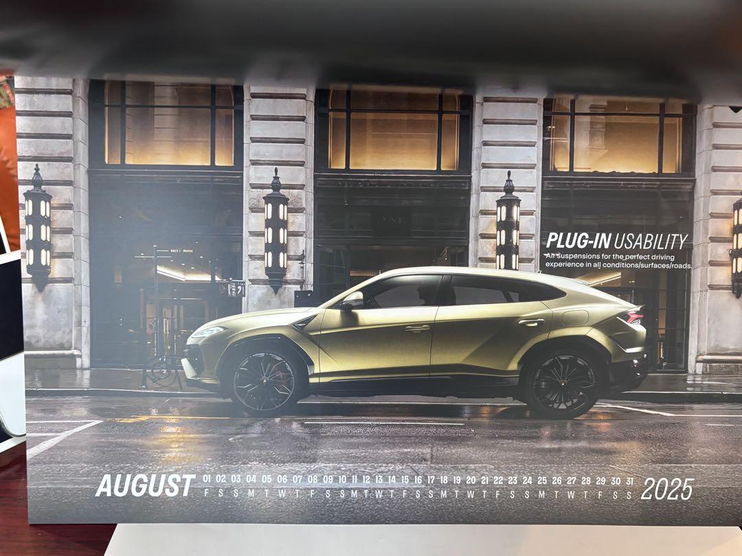 Lamborghini Plug-in Excellence 2025 Calendar