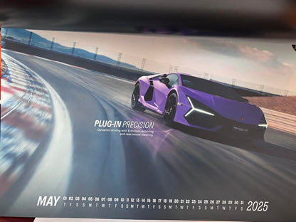 Lamborghini Plug-in Excellence 2025 Calendar