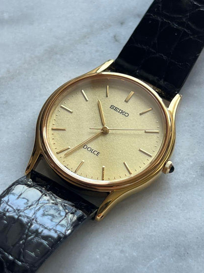 New Battery Watch Exquisite SEIKO DOLCE Vintage SEIKO