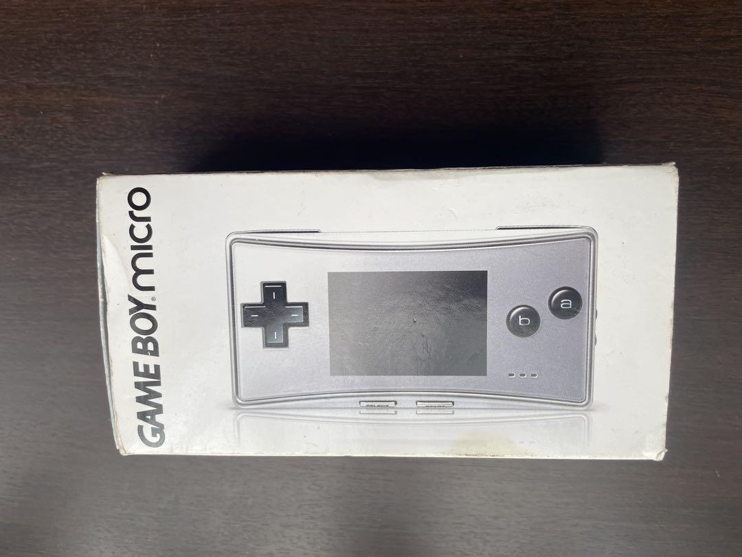 GAME BOY micro Silver Main Unit [Box, Manual, Charger Included]