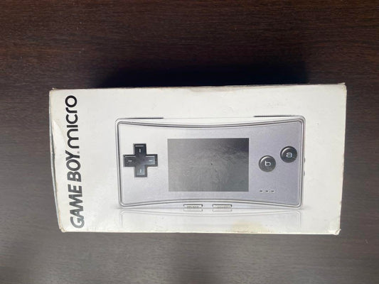GAME BOY micro Silver Main Unit [Box, Manual, Charger Included]