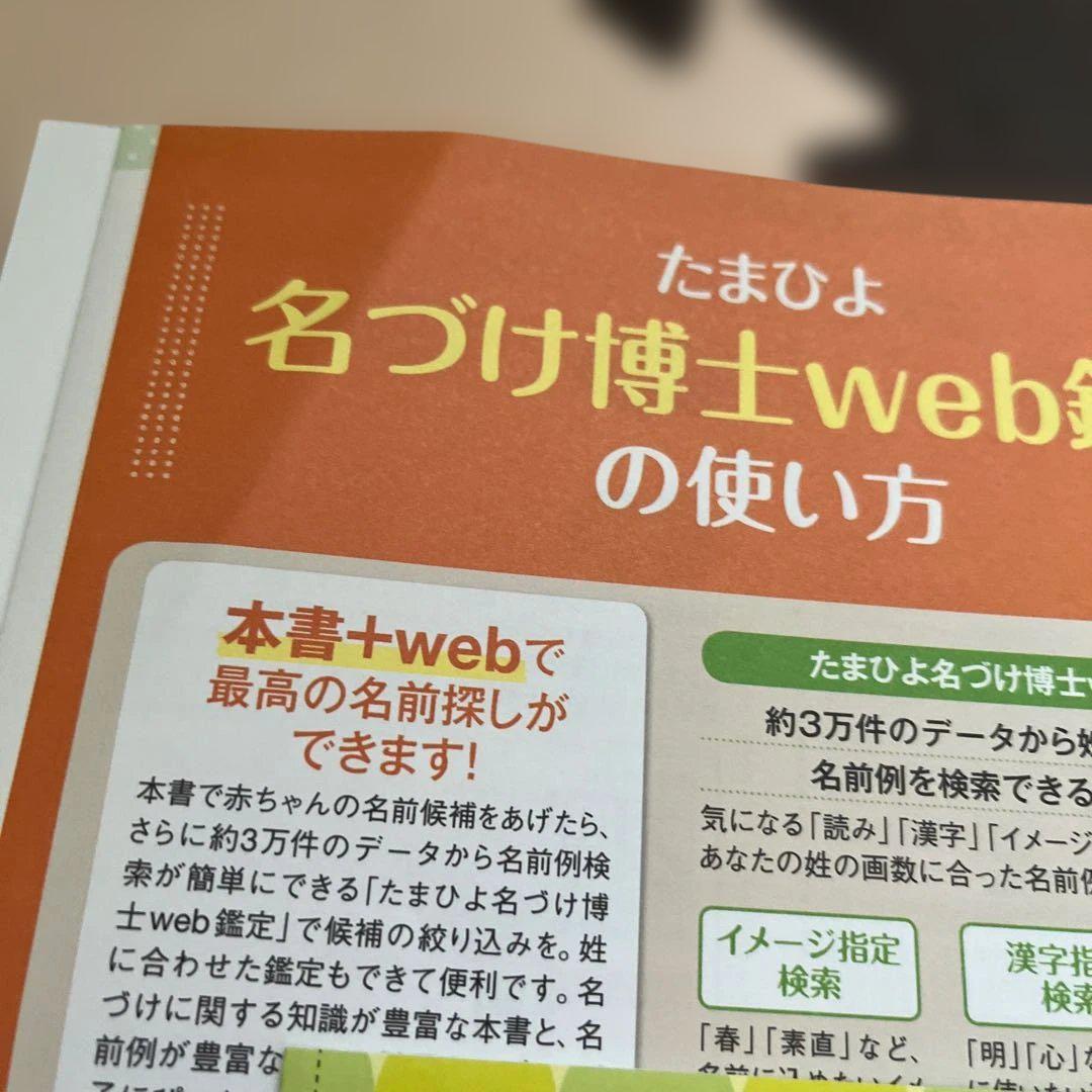 Benesse Tama Hiyori Baby Name Latest Edition