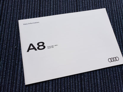 A8/S8 Catalog & Data Information