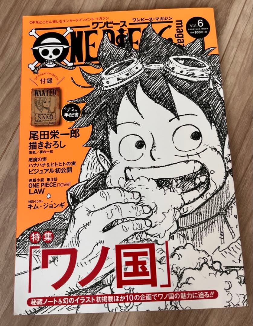 One Piece Magazine vol.6 ONE PIECE magazine with bonus