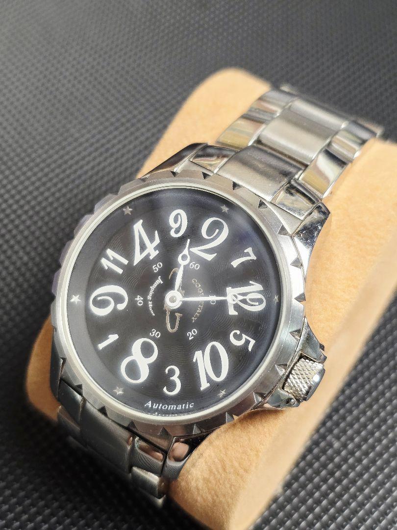 TM097 Automatic Black Arabic Numbers Men's Watch