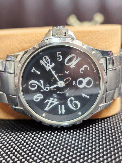 TM097 Automatic Black Arabic Numbers Men's Watch