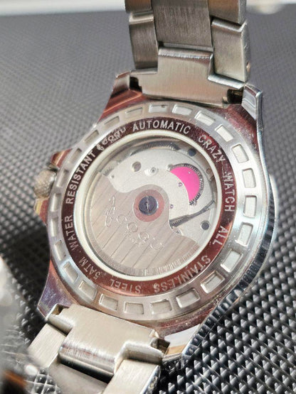 TM097 Automatic Black Arabic Numbers Men's Watch