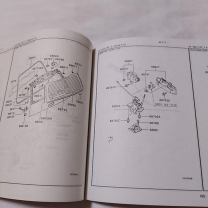 Mitsubishi Lancer Cedia Cedia Wagon Mirage Dingo Illustrated Catalog