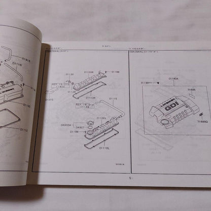 Mitsubishi Lancer Cedia Cedia Wagon Mirage Dingo Illustrated Catalog