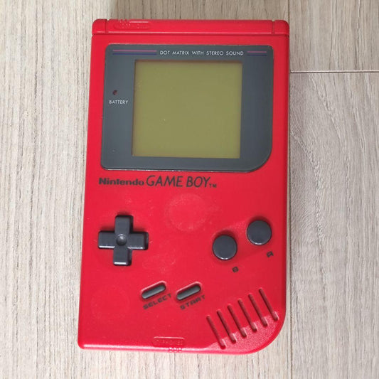 Red Game Boy Console Functional