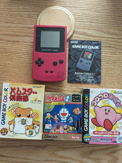 Game Boy Color Body & 3 Softwares
