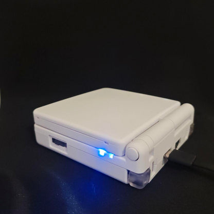 Soft and Smooth White Game Boy Advance SP IPS High-Grade Exterior Type C