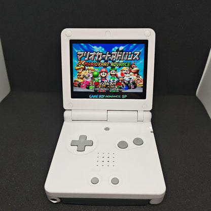 Soft and Smooth White Game Boy Advance SP IPS High-Grade Exterior Type C