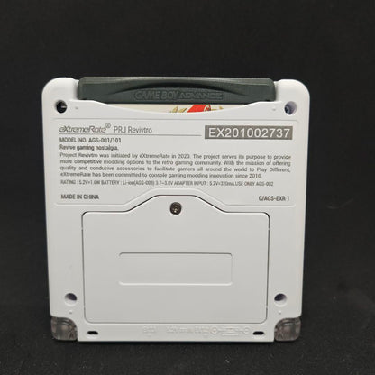 Soft and Smooth White Game Boy Advance SP IPS High-Grade Exterior Type C