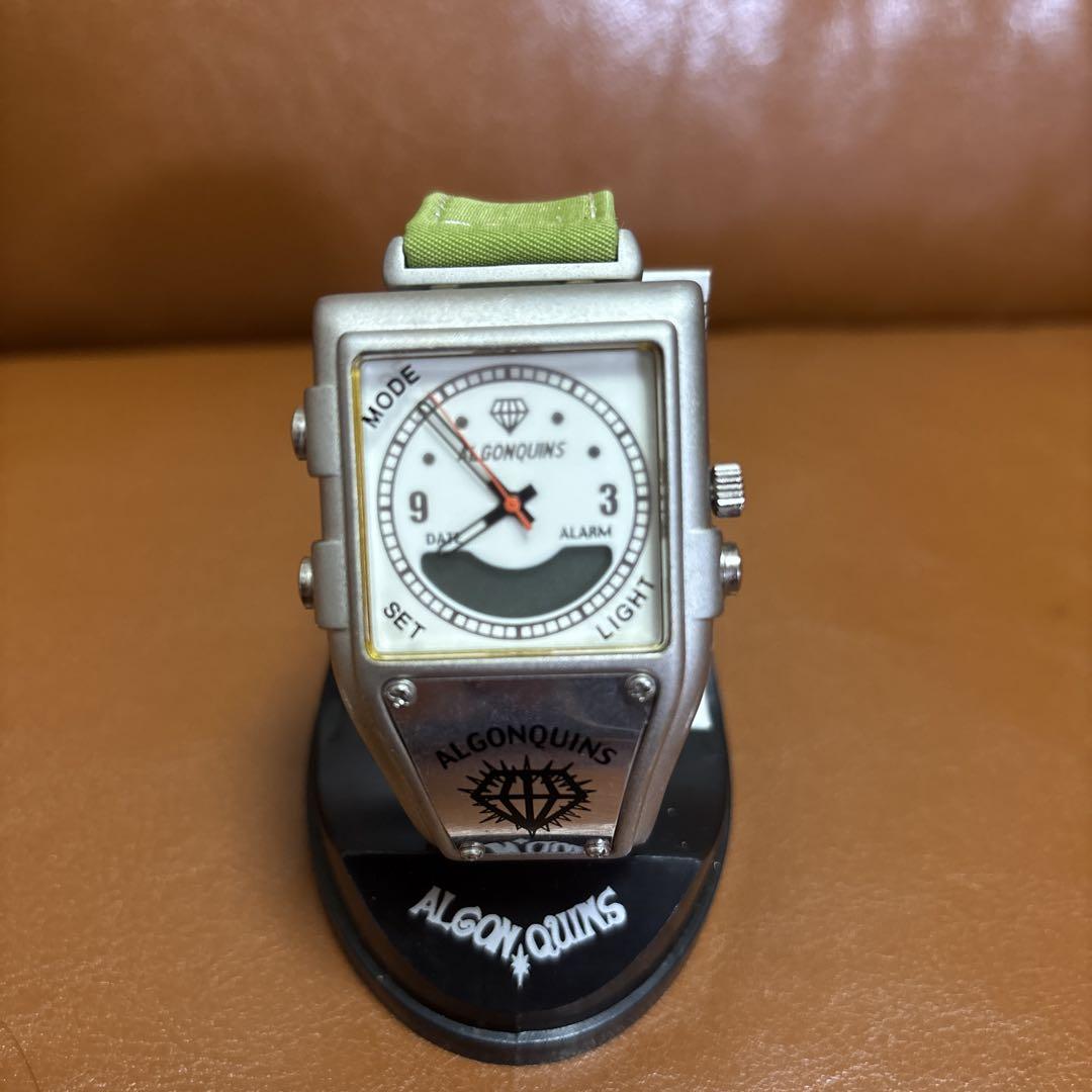 ALGONQUINS Analog Watch Silver/Green
