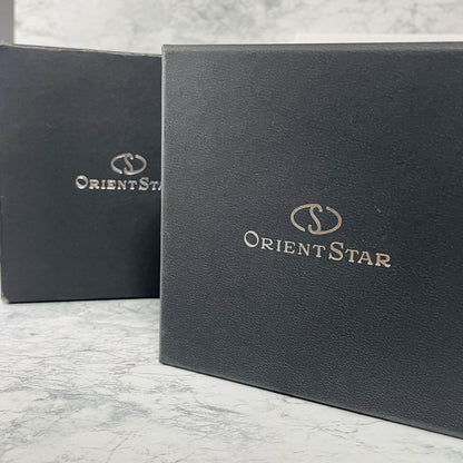 [Box Included] Orient Star Automatic Winding Reverse Display Watch DA02-C0-B Black