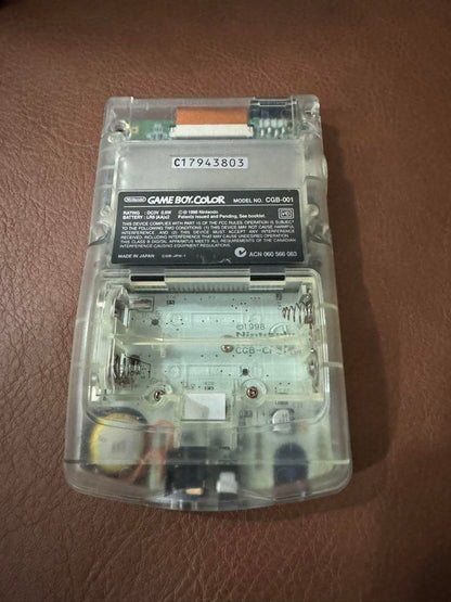 Nintendo Game Boy Color CGB-001 Clear