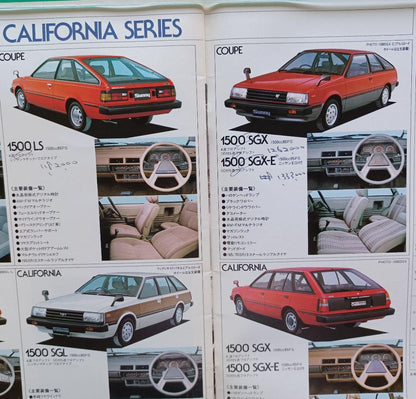 Nissan Sunny 5th Generation B11 Type Initial Catalog (1981)