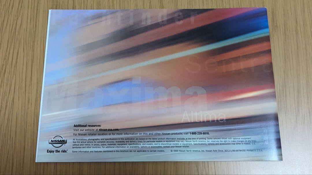 Nissan North America Comprehensive Catalog 1999