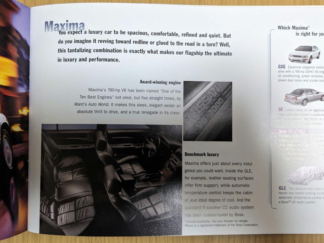 Nissan North America Comprehensive Catalog 1999