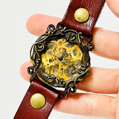 Mura Mura Mechanical Watch Hand-Wound Antique Winding Watch Rebic