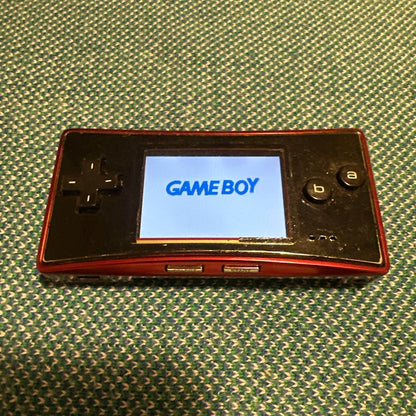 Red GAME BOY micro with Charger