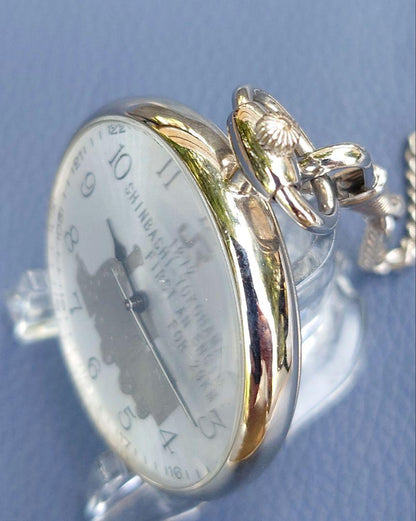 125th Anniversary of Railway Opening Commemorative Pocket Watch Silver