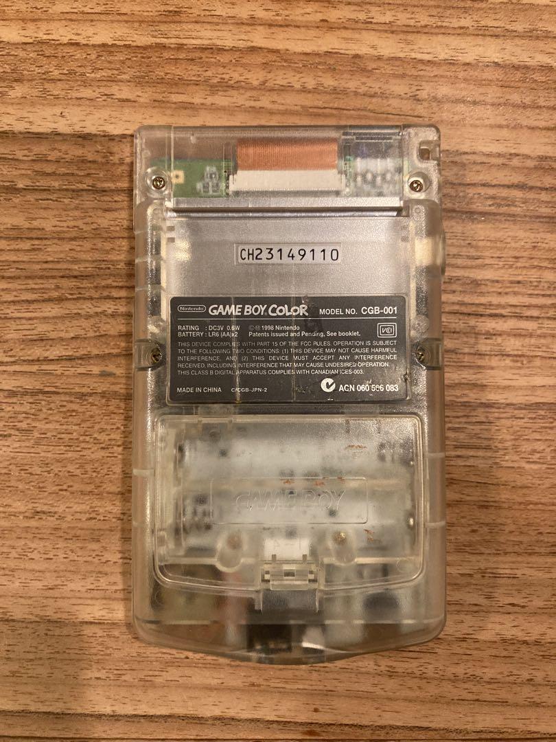 GAME BOY COLOR Clear CGB-001 Body