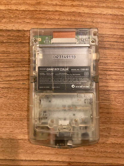 GAME BOY COLOR Clear CGB-001 Body